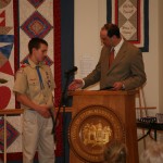 PJ receives recognition from State Senator Jamie Eldridge