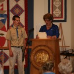 Recognition from State Rep Kate Hogan