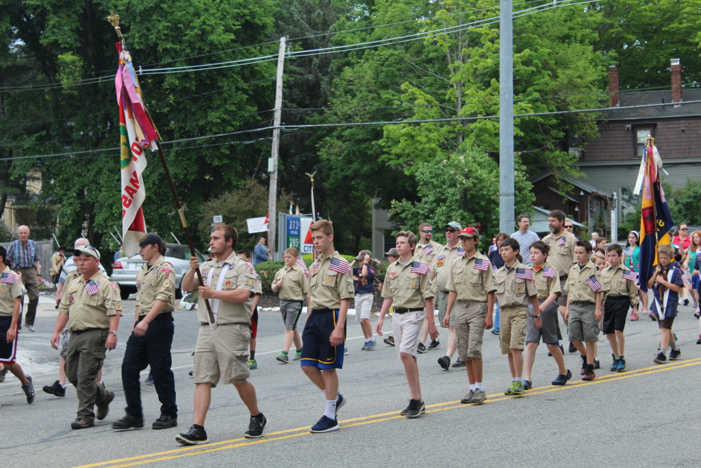 Memorial Day in Stow Troop 1 Stow